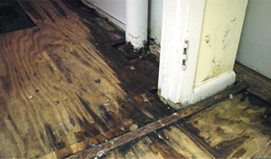 Rotted Subfloor